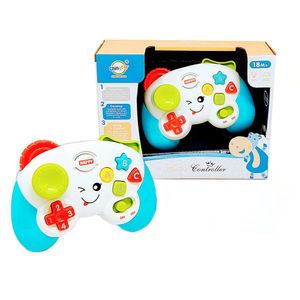Control de Juguete para Bebé que emite diferentes sonidos, melodías y audios de animales al oprimir sus botones. Medida de 14.5x10 cms - Monkey Market