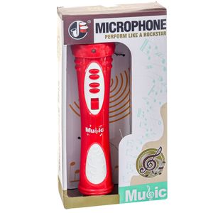 Micrófono De Juguete Color Rojo