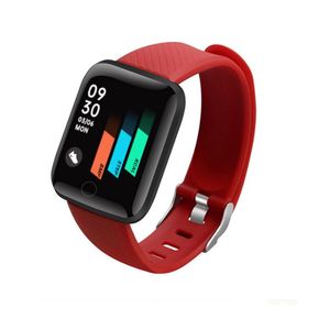 Reloj smartwatch rojo adaptable a sistema iOS o Androide