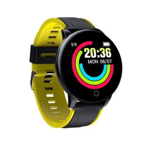 Reloj smartwatch amarillo para hombre, adaptable a sistema iOS o Androide