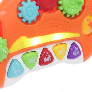 Juguete piano musical para bebé con diferentes actividades, luces y sonidos