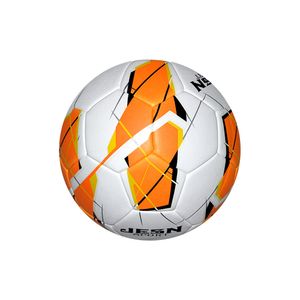 Balon de futbol para niño N5 color blanco con naranja