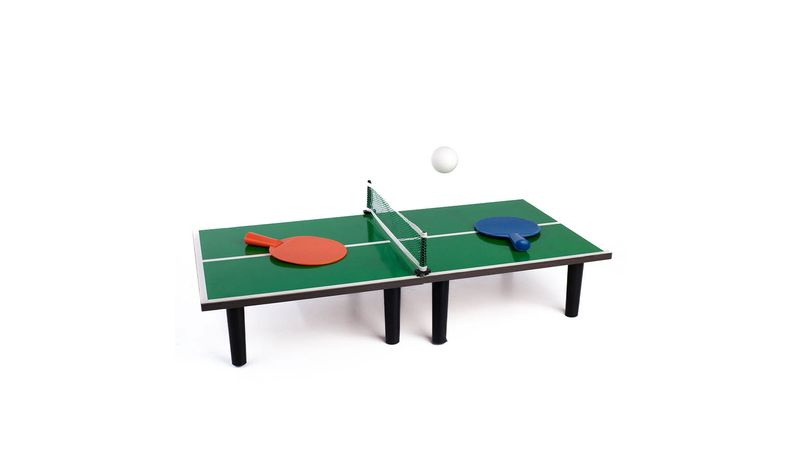 Mesa de ping pong plegable y portátil