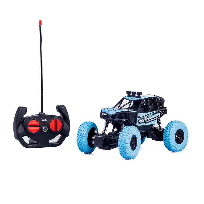 Carro-control-remoto-Monster-con-suspension-y-cargador