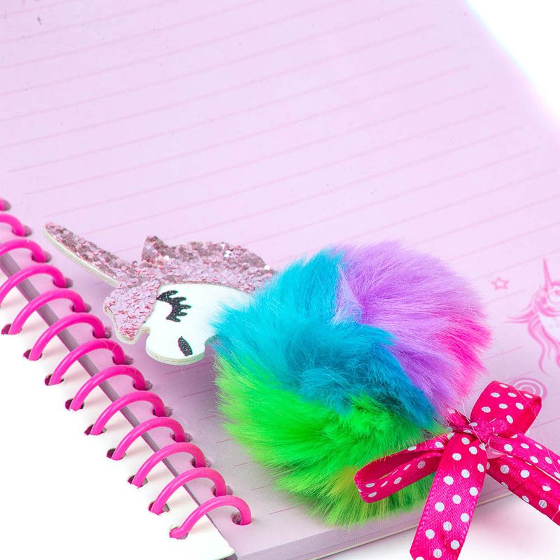 Diario-Secreto-Para-Decorar-Niñas-De-Unicornio-Con-Clave