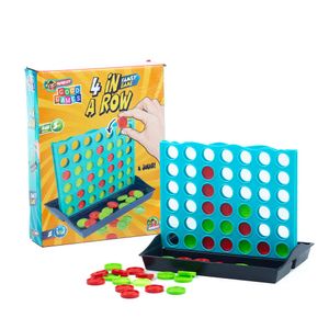 Juego de mesa 4 en línea didáctico viajero