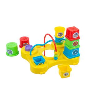 Juguete educativo Montessori tablero didáctico de actividades para niños pequeños