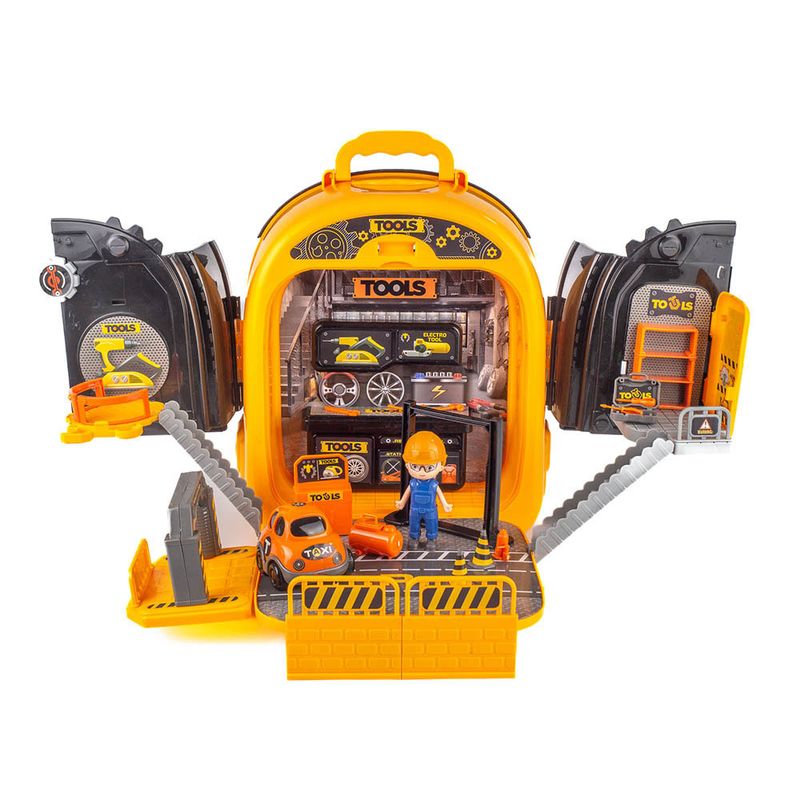Kit-de-construccion-2-en-1-maleta-morral-con-taller-mecanica