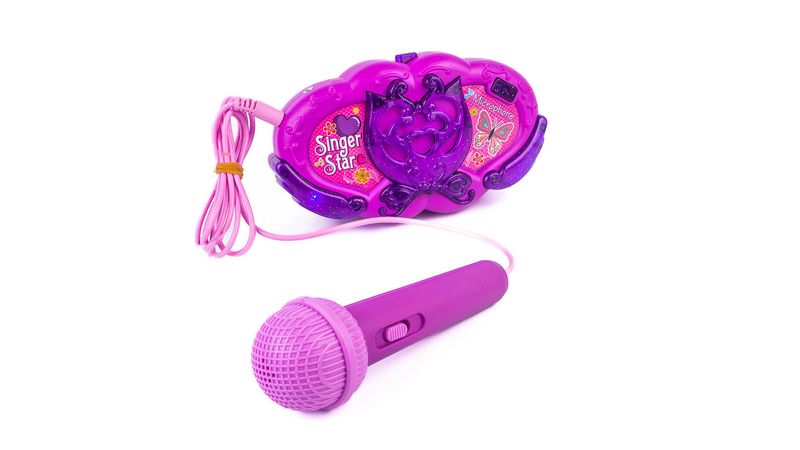 Microfono Karaoke De Juguete Para Niños Con Conexión A Celular