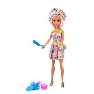 Muñeca Sweet Girl chef con accesorios