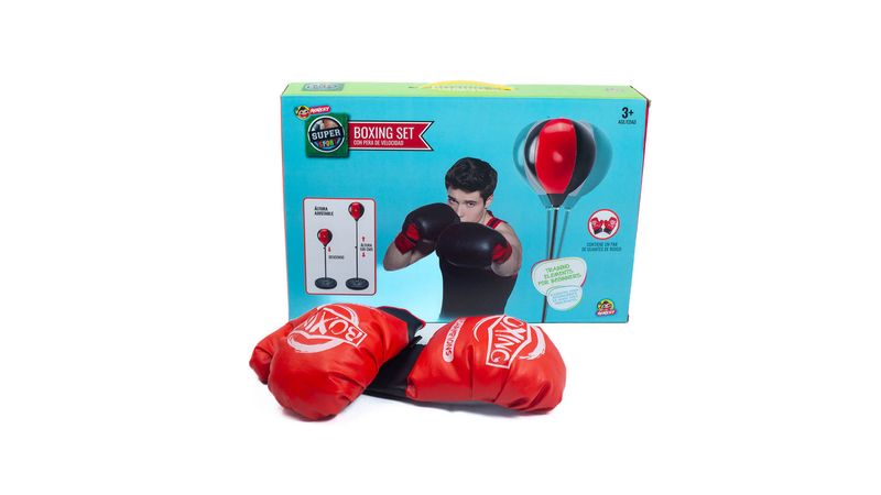Set saco de boxeo kit con guantes para niño pera - Canela Hogar