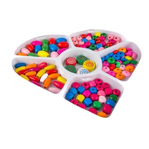 Set de Belleza Cuentas de Madera en Carterita