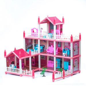 Casa De Muñecas De 2 Pisos Y Altillo
