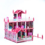 Casa-De-Muñecas-De-2-Pisos-Y-Altillo